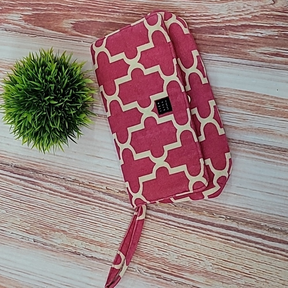 Lisa Lill Studio Suede Wristlet